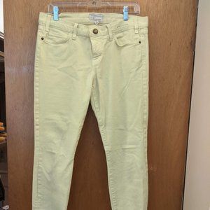 Current/Elliott Yellow Skinny Jeans Size 30